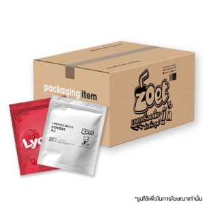 ผงเครื่องดื่มรสลิ้นจี่ แบบกล่อง 24 ซอง