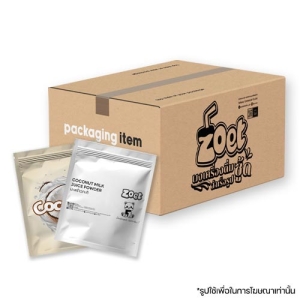ผงเครื่องดื่มรสมะพร้าวกะทิ แบบกล่อง 24 ซอง