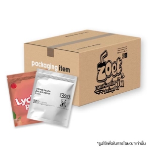 ผงเครื่องดื่มรสลิ้นจี่พีช แบบกล่อง 24 ซอง