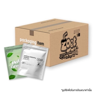 ผงเครื่องดื่มชาเขียวมัทฉะ แบบกล่อง 24 ซอง