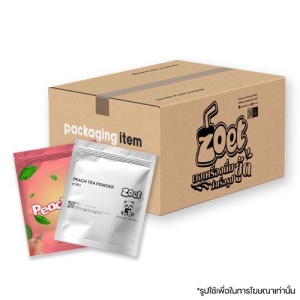 ผงเครื่องดื่มรสชาพีช แบบกล่อง 24 ซอง