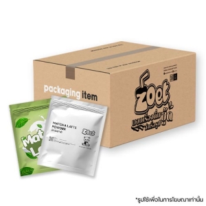 ผงเครื่องดื่มชาเขียวมัทฉะนม แบบกล่อง 24 ซอง